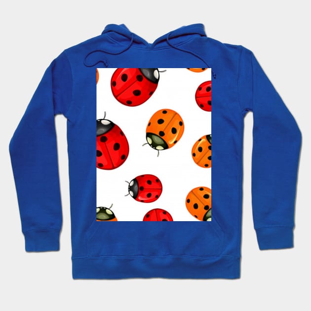 Ladybird design for apparels and products Hoodie by Flower Queen